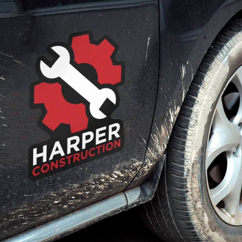 Custom Die-Cut Car Magnet