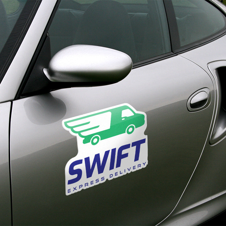 Custom Die-Cut Car Magnet