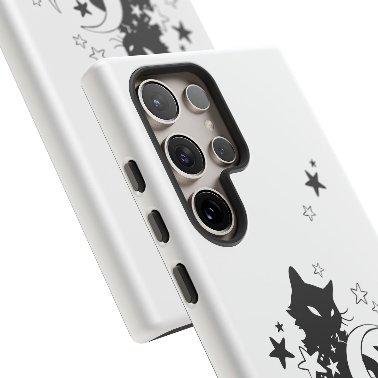 Moon Kitty Amongst the Stars Tough Cases