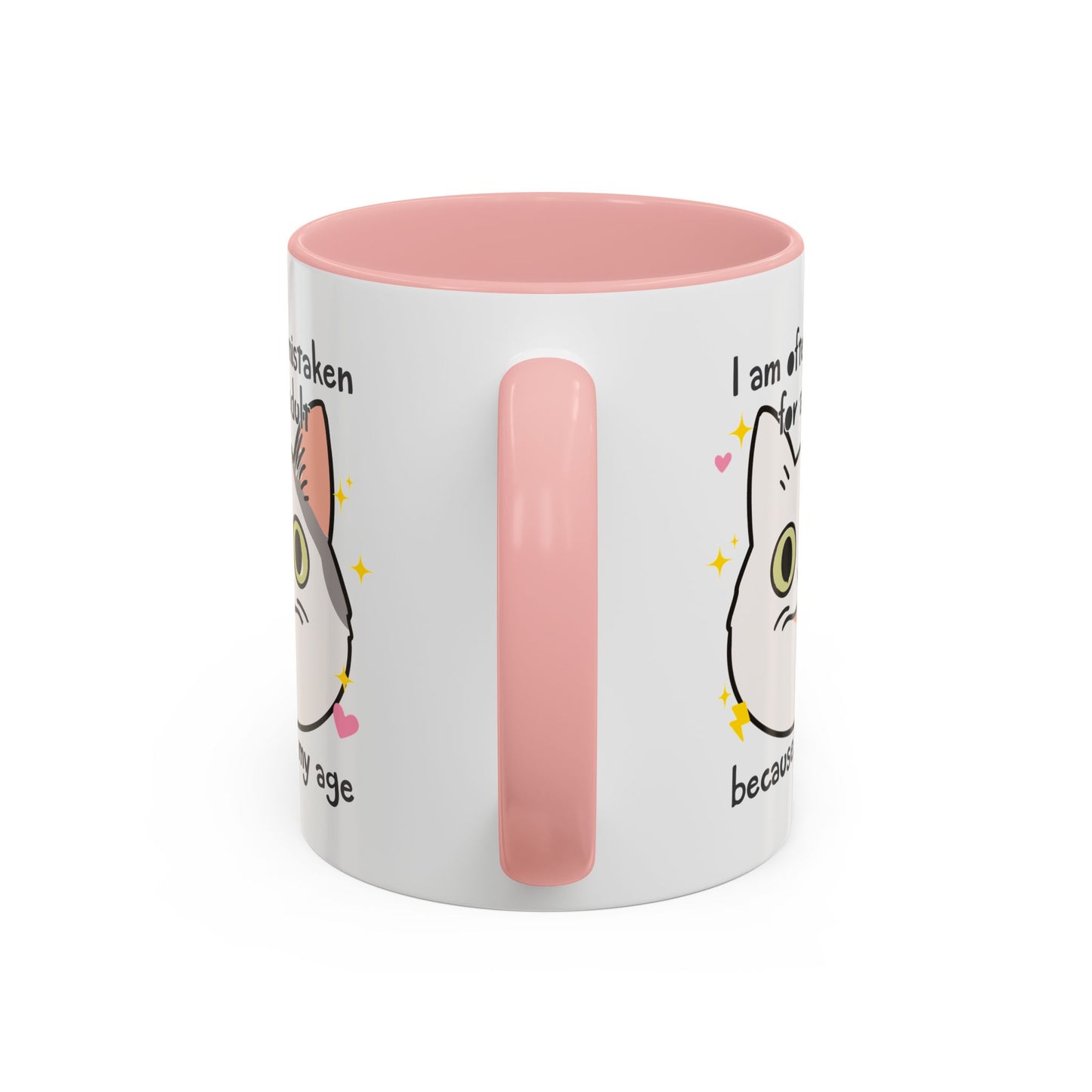 Mistaken For an Adult Cat Accent Coffee Mug (11, 15oz)