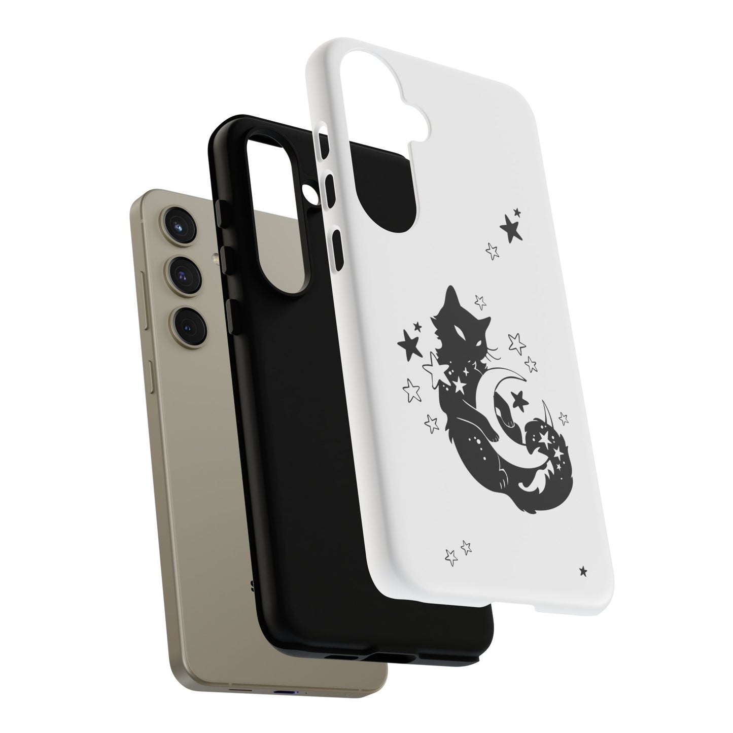 Moon Kitty Amongst the Stars Tough Cases