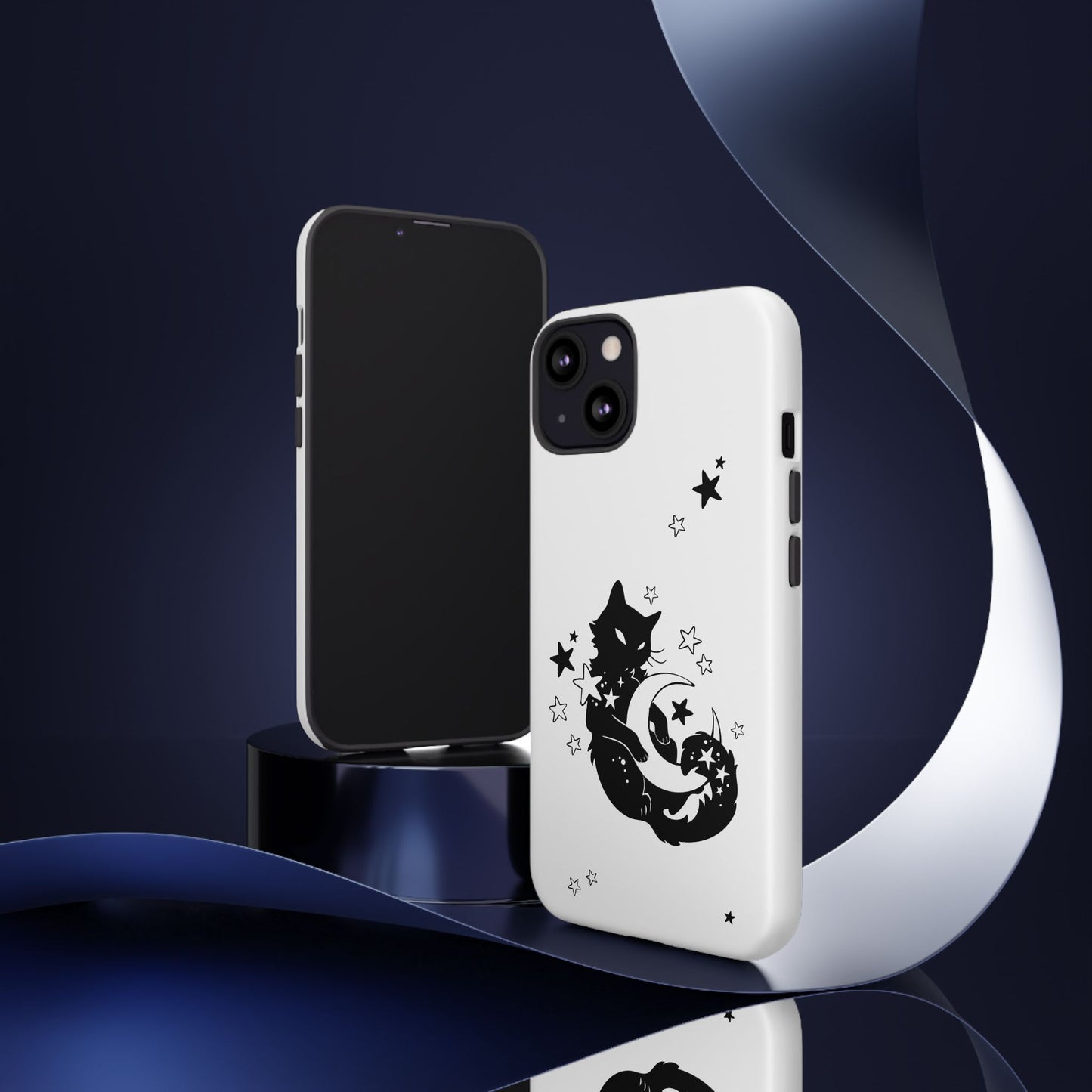 Moon Kitty Amongst the Stars Tough Cases