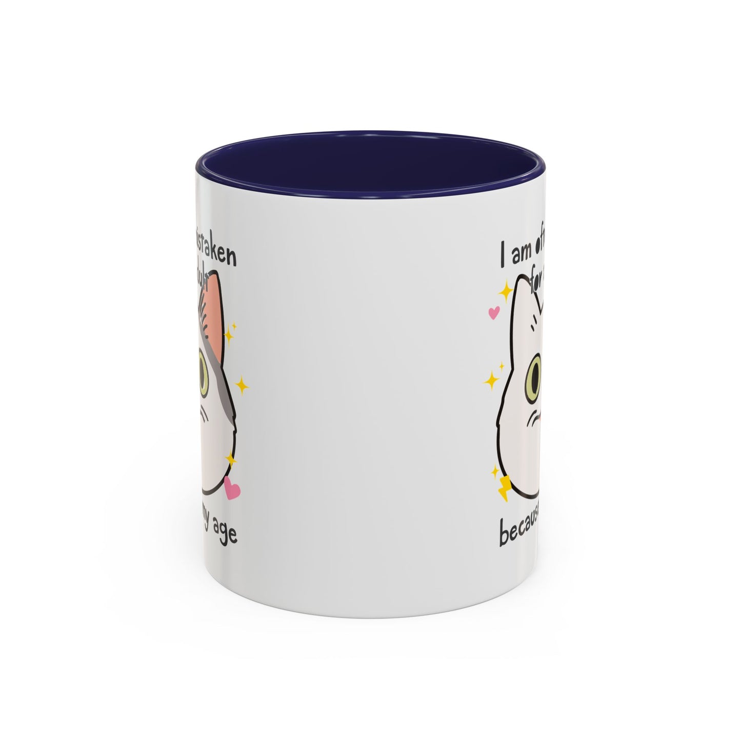 Mistaken For an Adult Cat Accent Coffee Mug (11, 15oz)
