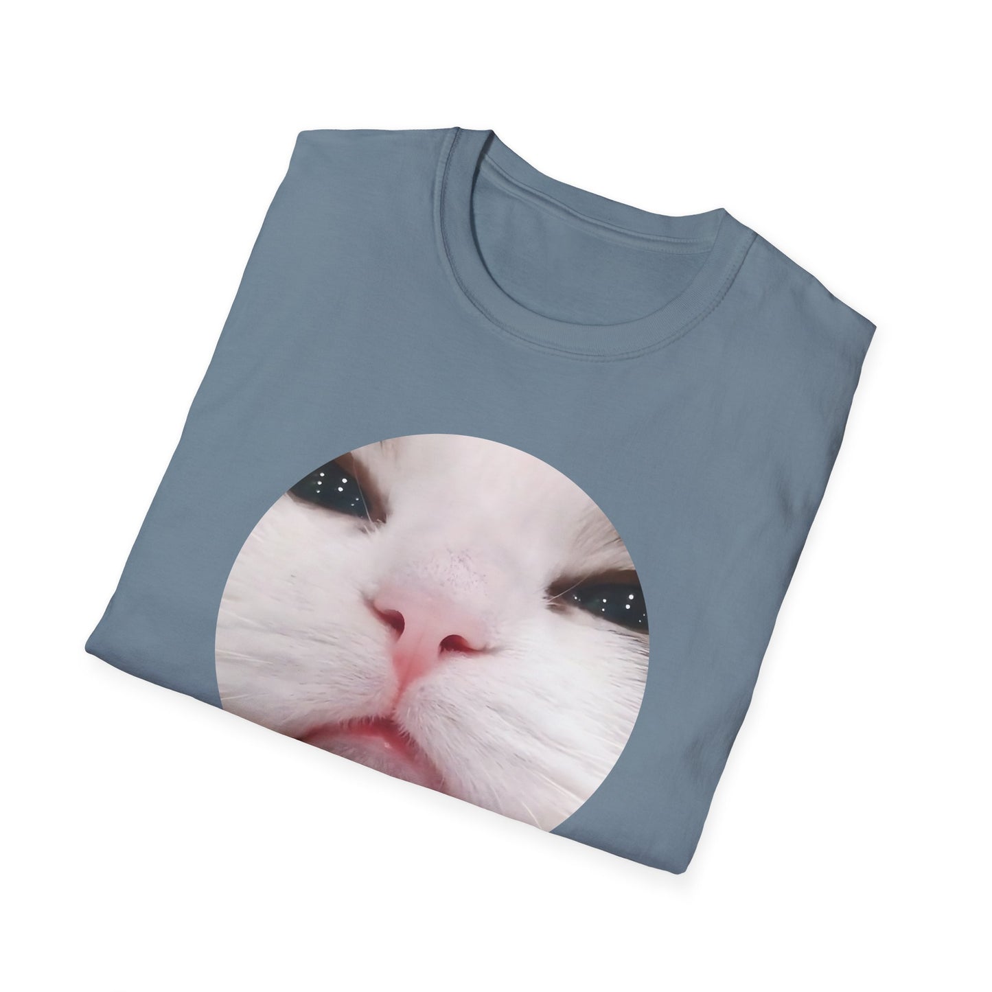 Pathetic Cat Round Meme Shirt