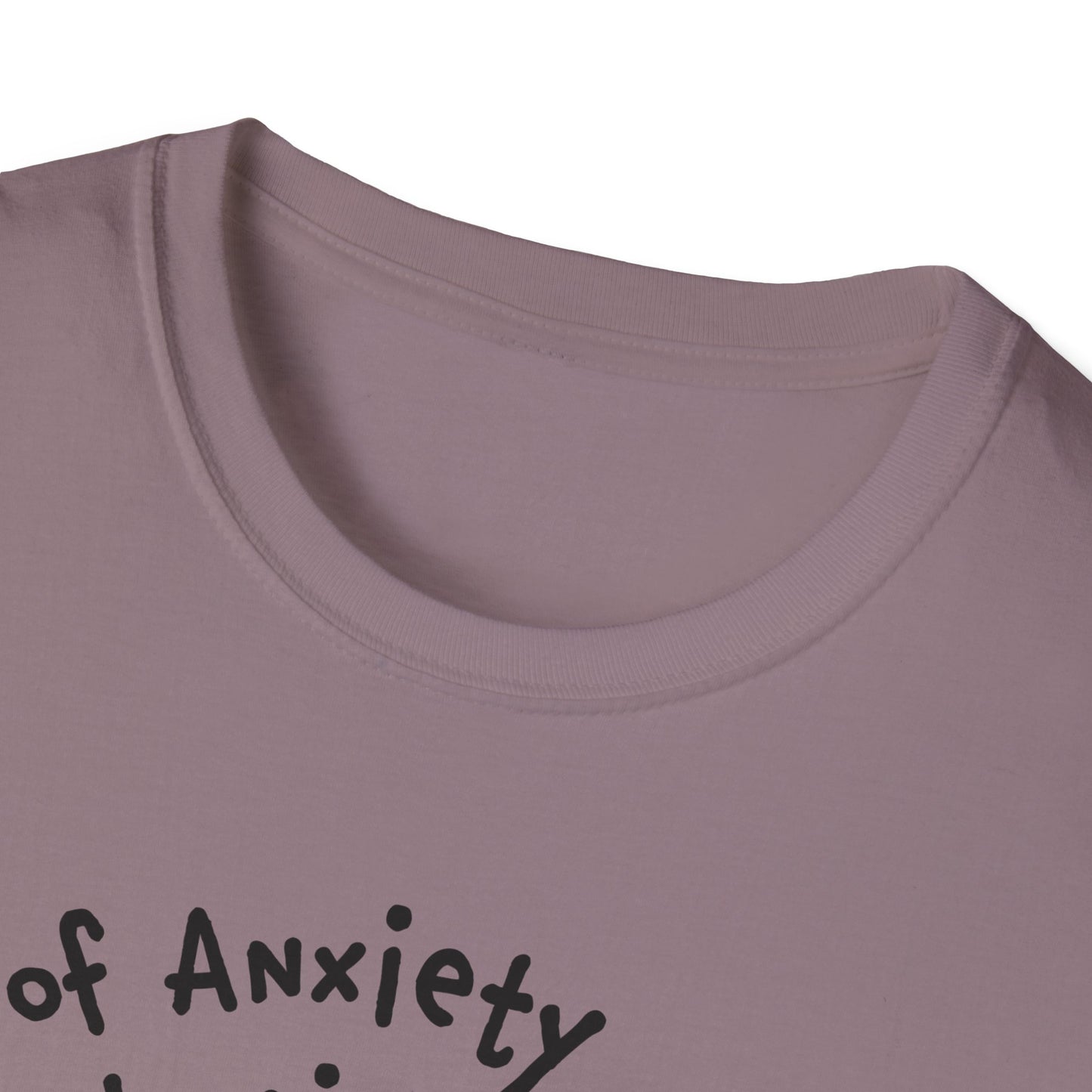 Full of Anxiety and Microplastics Tee, Relatable Mental Health Humor Design