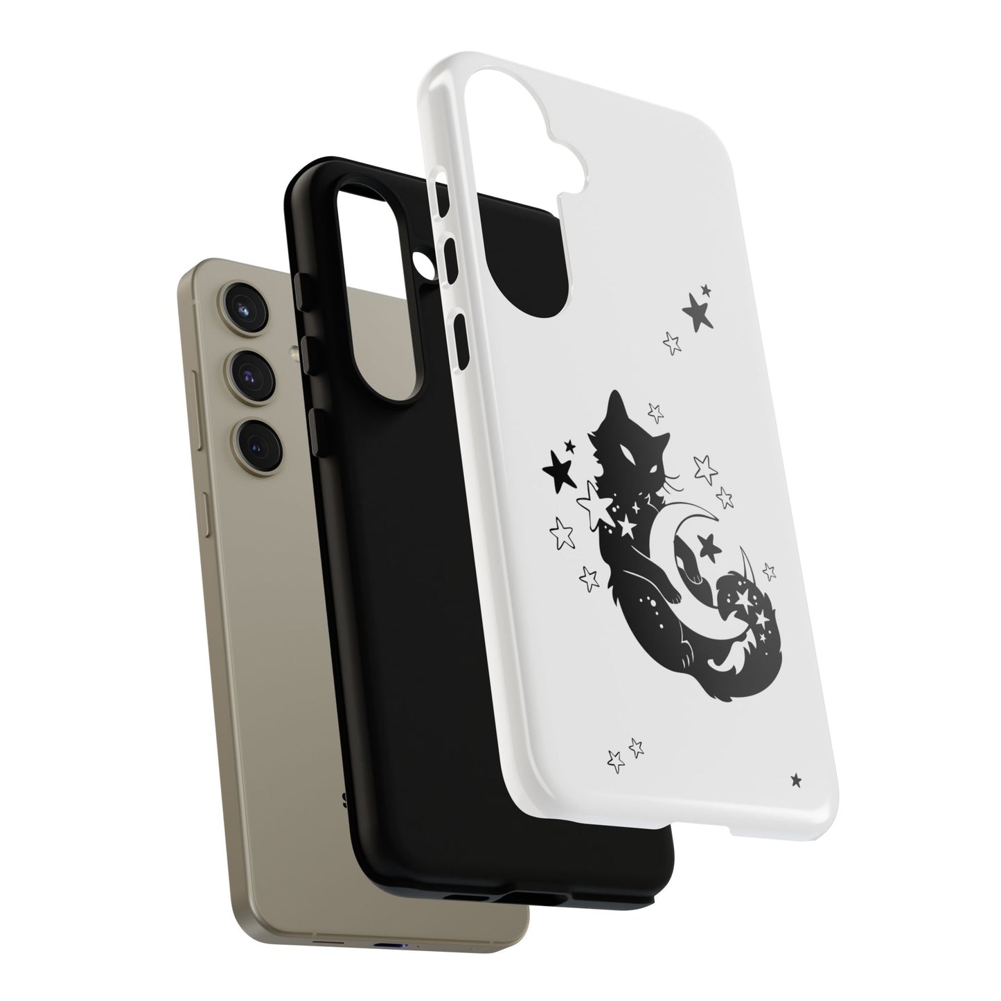 Moon Kitty Amongst the Stars Tough Cases