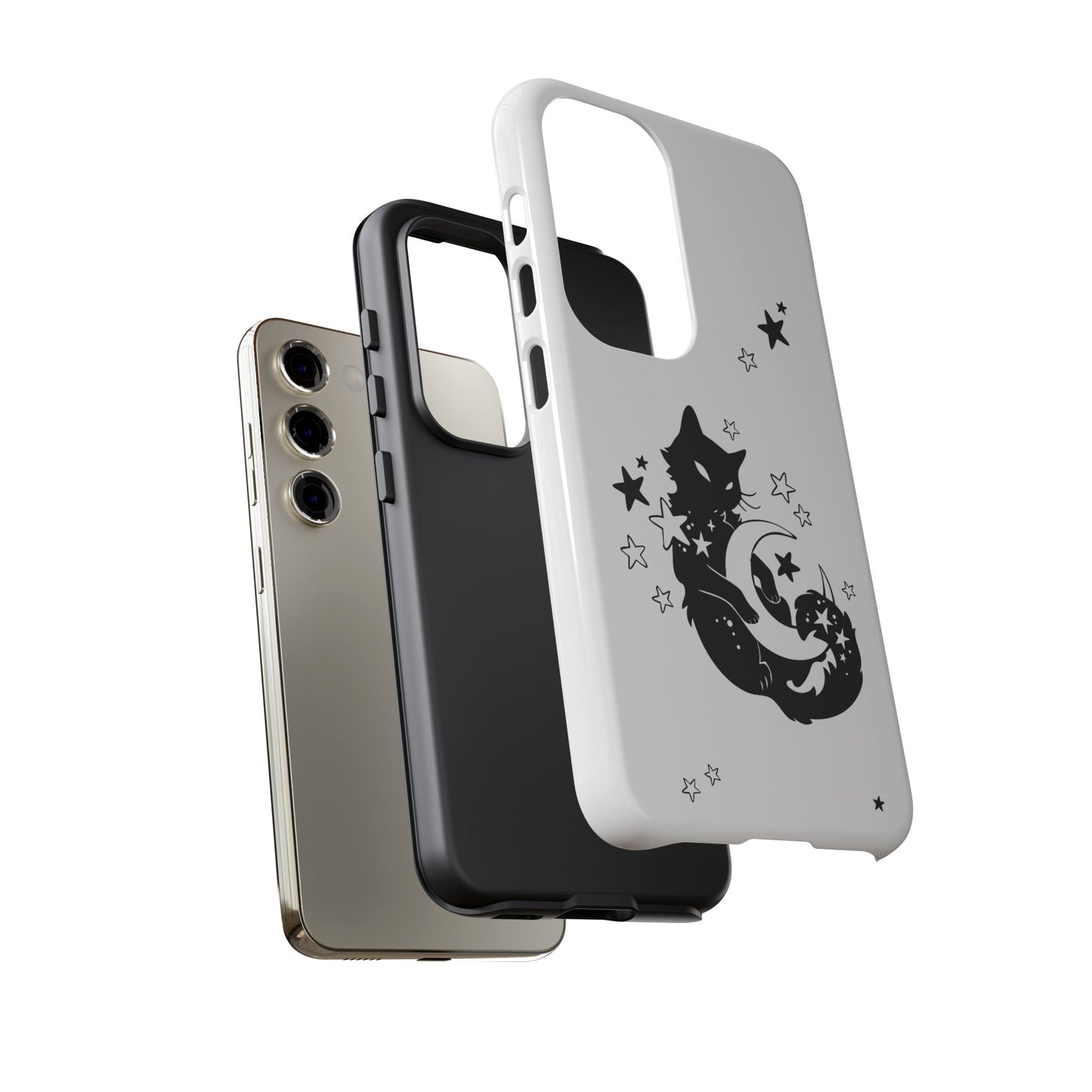 Moon Kitty Amongst the Stars Tough Cases