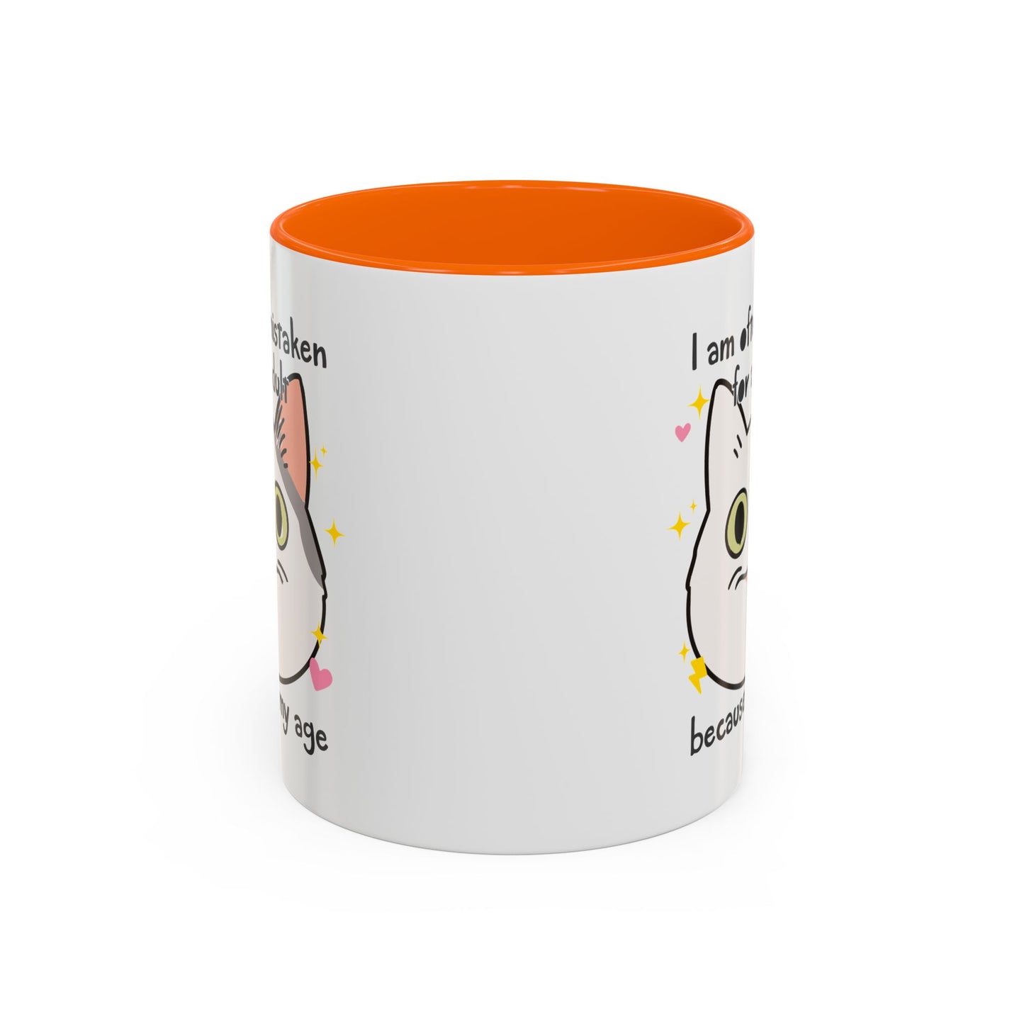 Mistaken For an Adult Cat Accent Coffee Mug (11, 15oz)