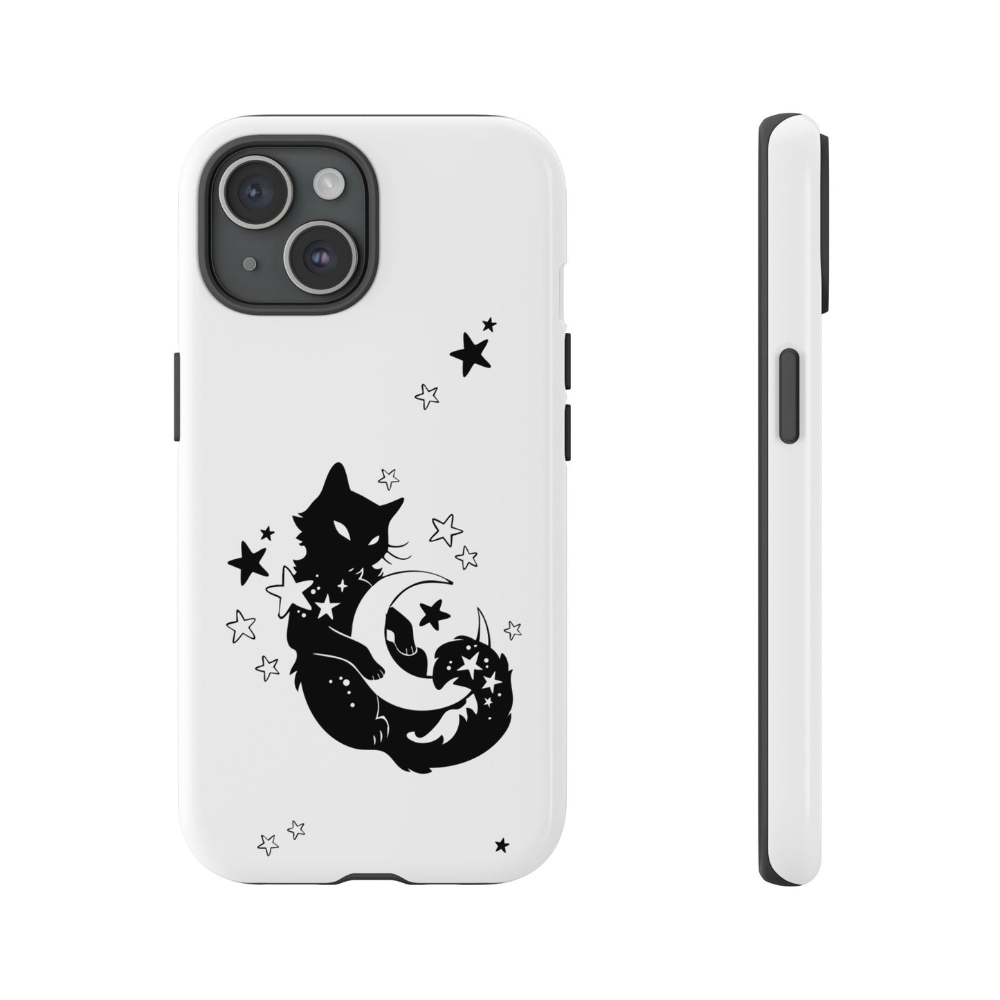 Moon Kitty Amongst the Stars Tough Cases