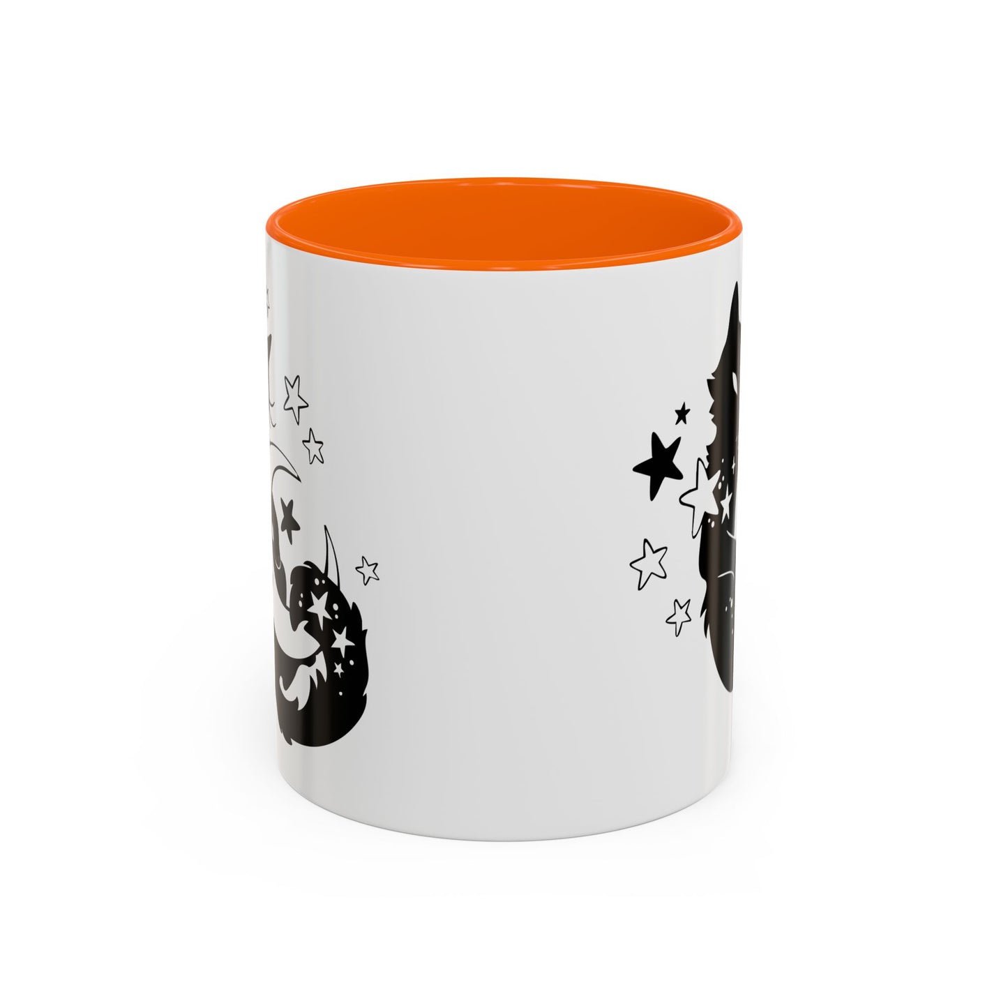 Moon Kitty Amongst the Stars Accent Coffee Mug (11, 15oz)