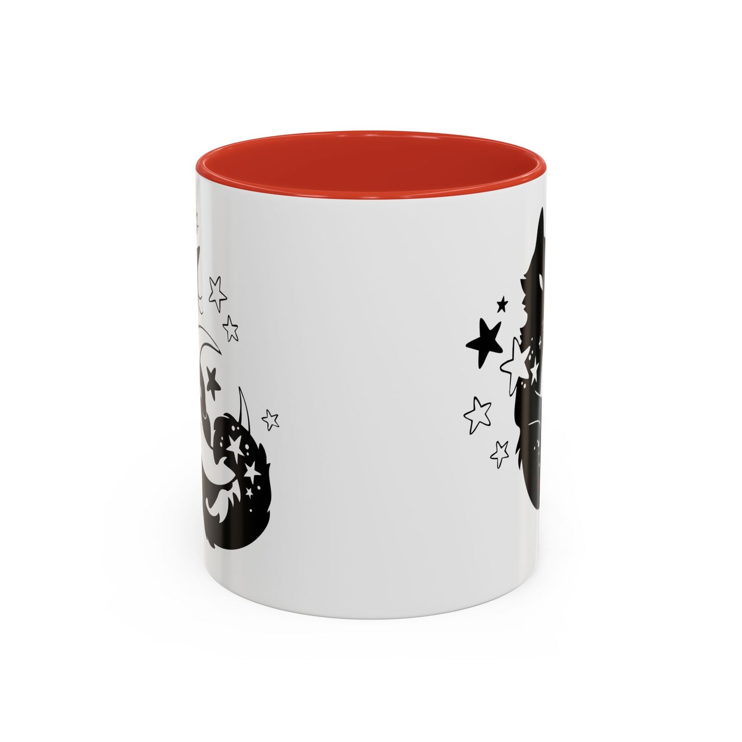 Moon Kitty Amongst the Stars Accent Coffee Mug (11, 15oz)
