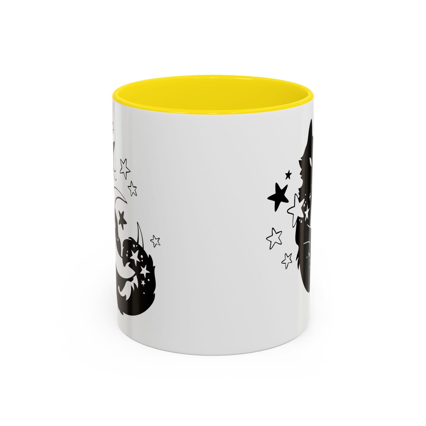 Moon Kitty Amongst the Stars Accent Coffee Mug (11, 15oz)