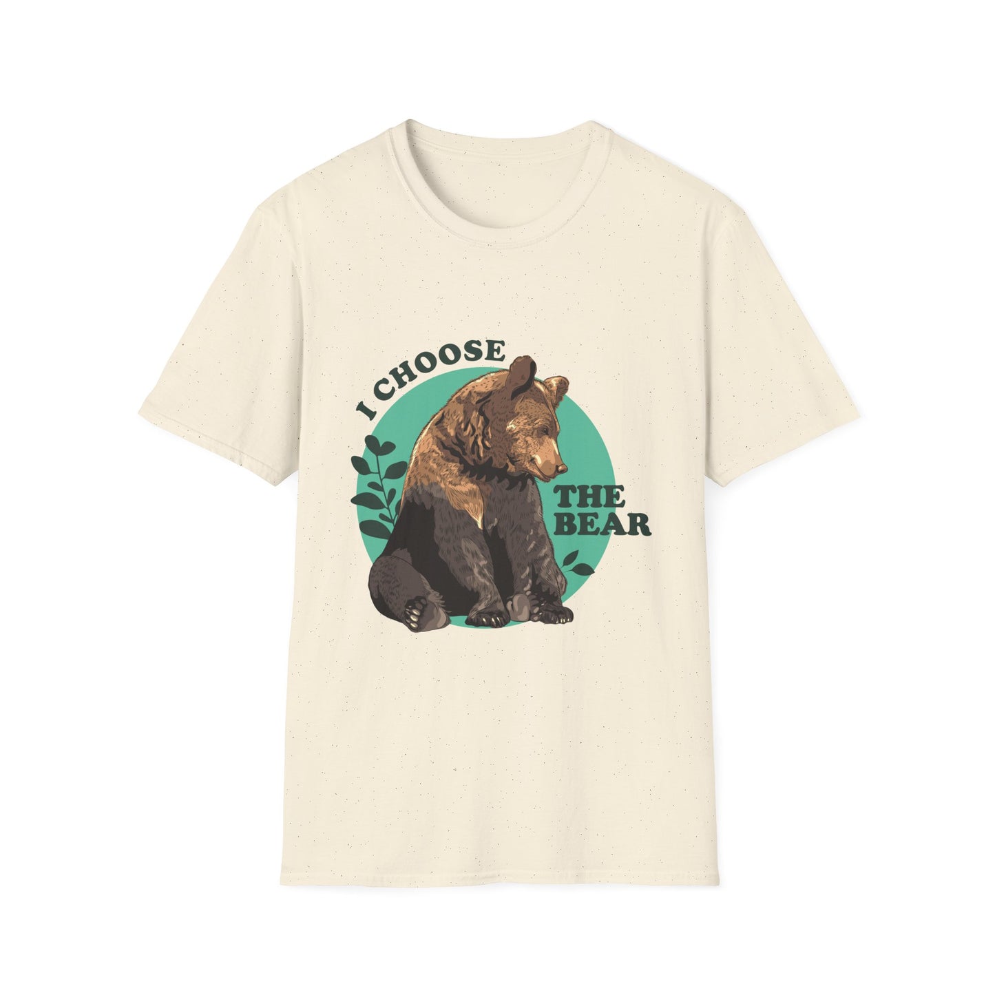 I Choose the Bear Shirt, Wilderness Humor Tee for Introverts and Nature Lovers