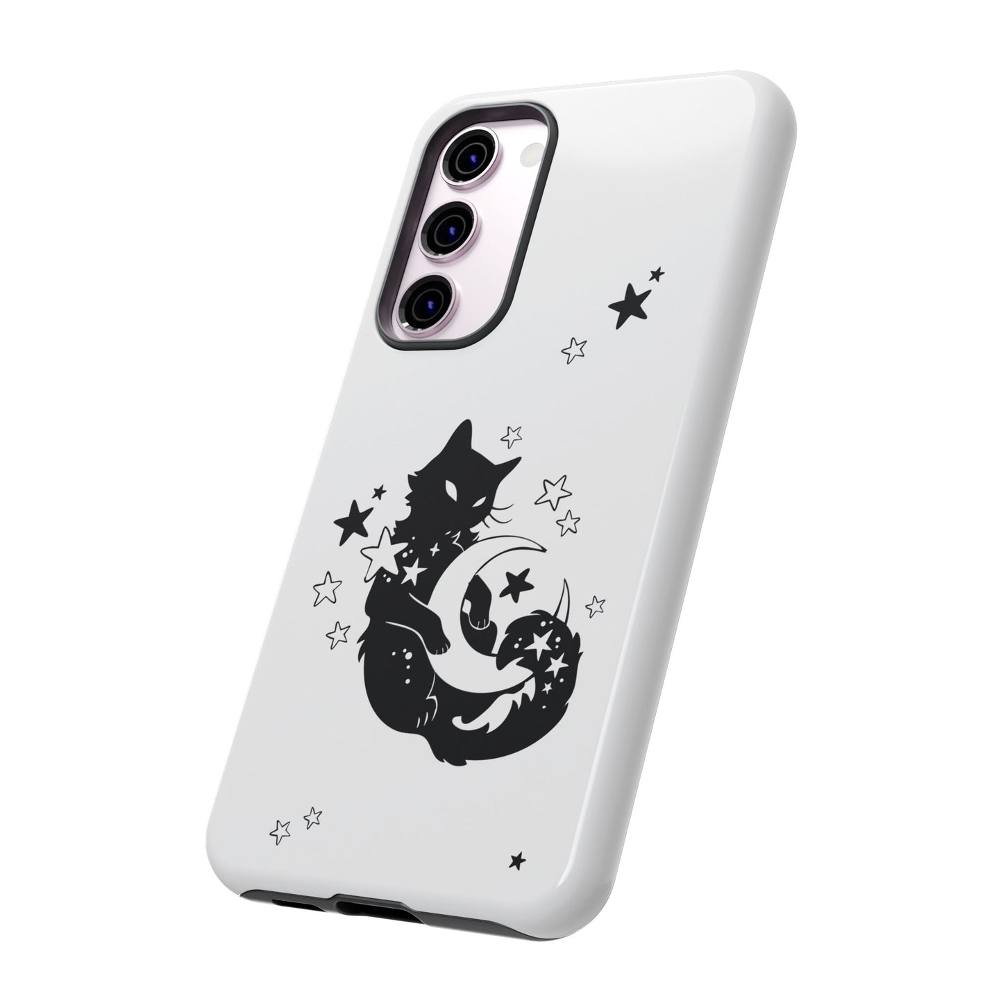 Moon Kitty Amongst the Stars Tough Cases