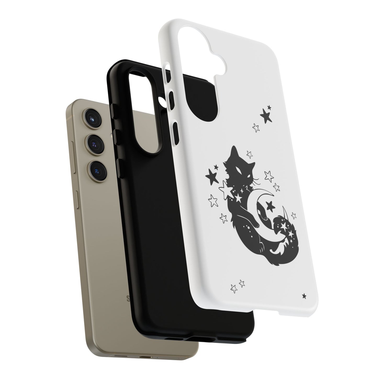 Moon Kitty Amongst the Stars Tough Cases
