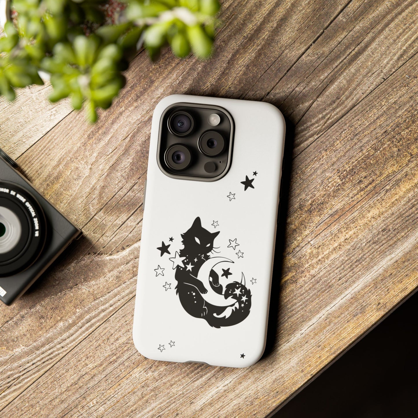 Moon Kitty Amongst the Stars Tough Cases
