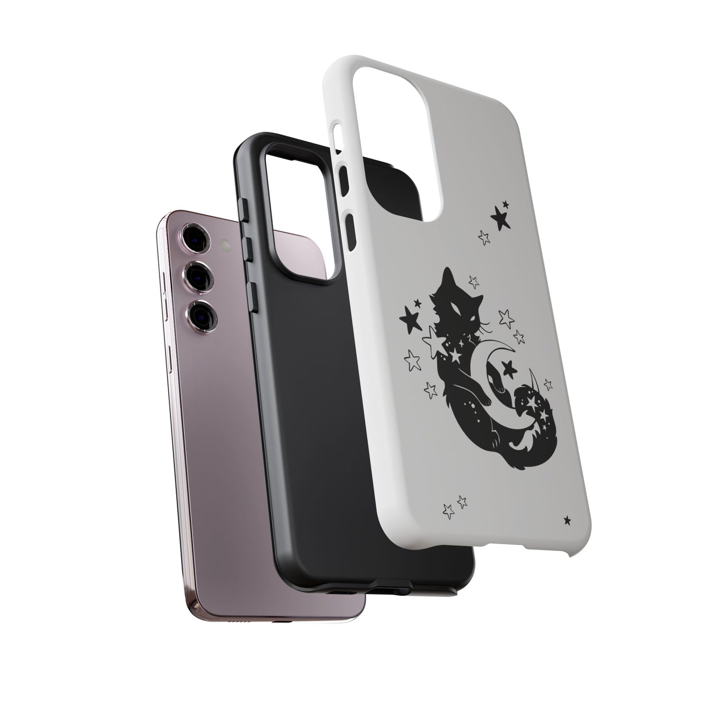 Moon Kitty Amongst the Stars Tough Cases