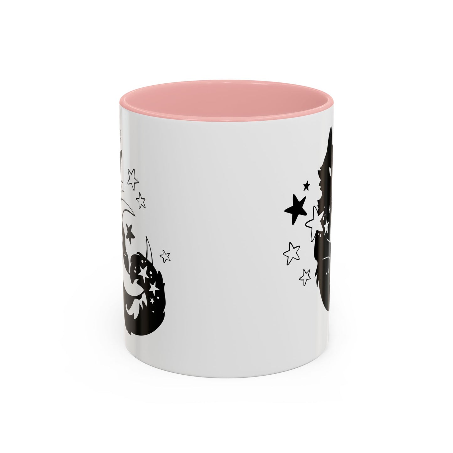 Moon Kitty Amongst the Stars Accent Coffee Mug (11, 15oz)