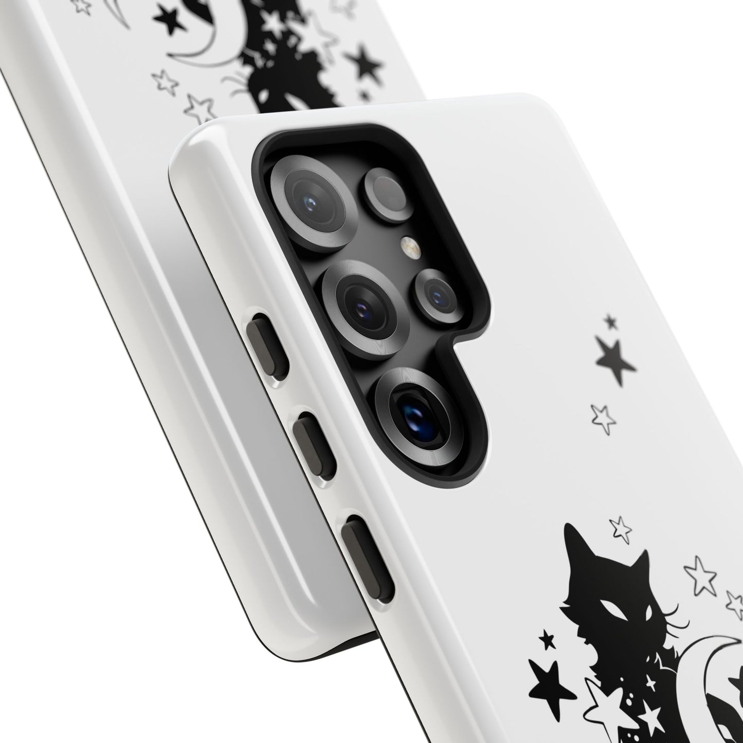 Moon Kitty Amongst the Stars Tough Cases