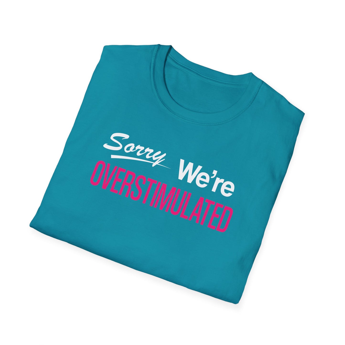 Sorry We're Overstimulanted T-Shirt