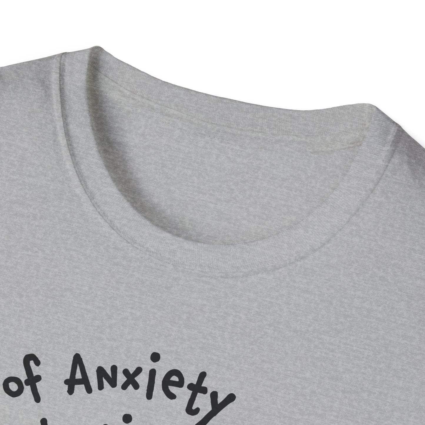 Full of Anxiety and Microplastics Tee, Relatable Mental Health Humor Design