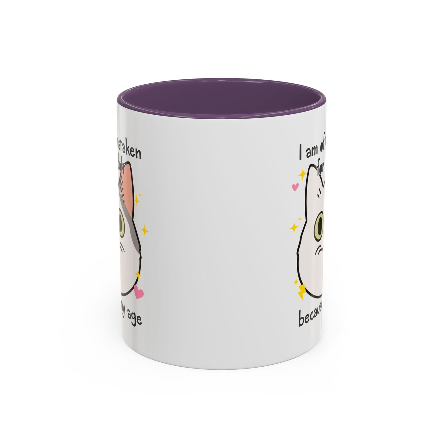 Mistaken For an Adult Cat Accent Coffee Mug (11, 15oz)