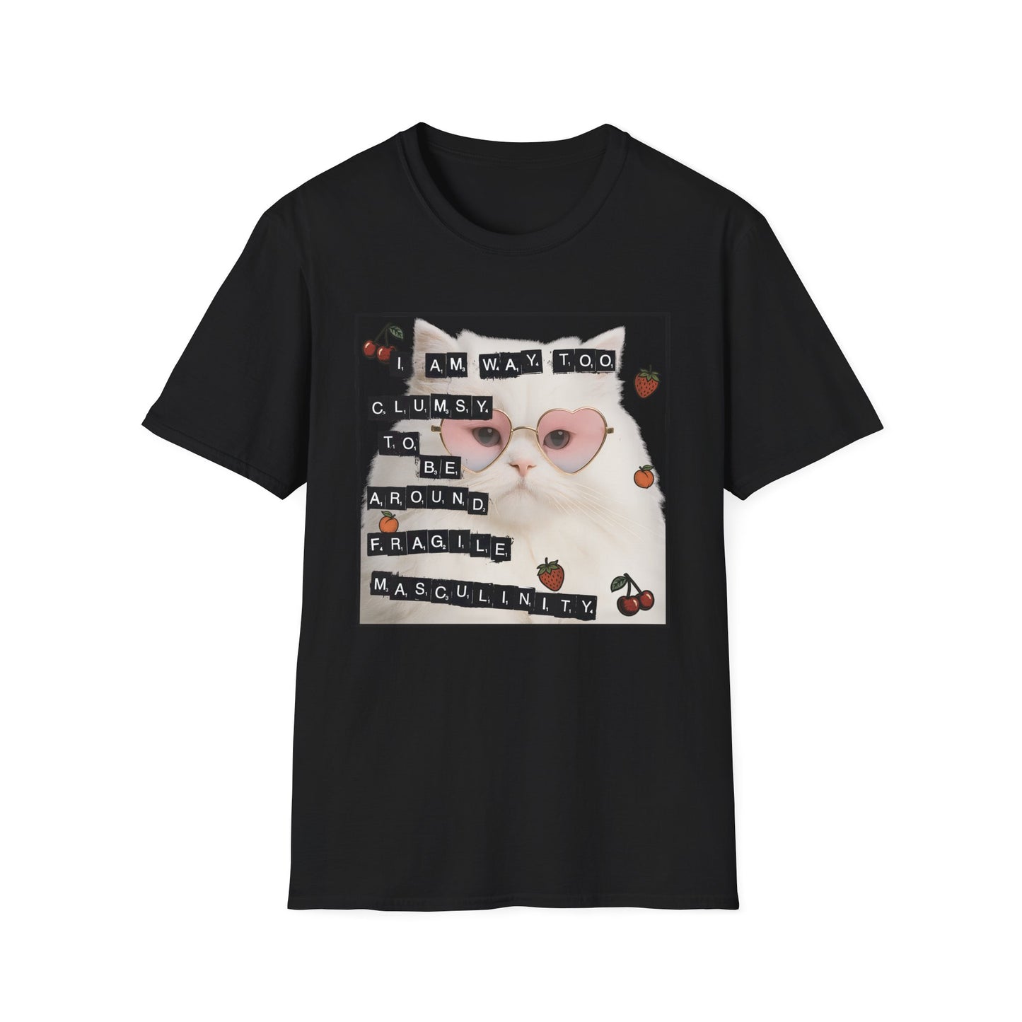 Cat Fragile Masculinity T-Shirt