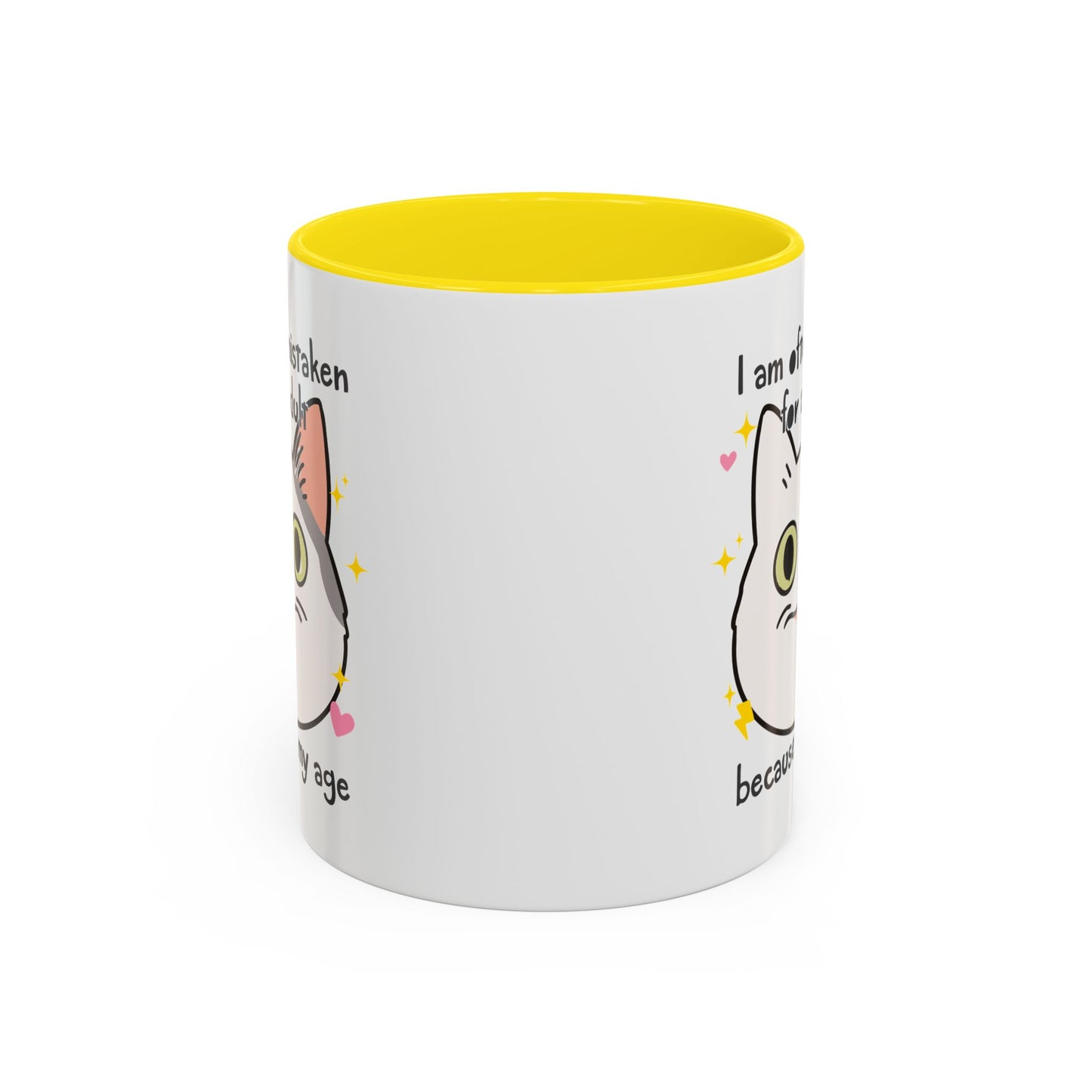 Mistaken For an Adult Cat Accent Coffee Mug (11, 15oz)