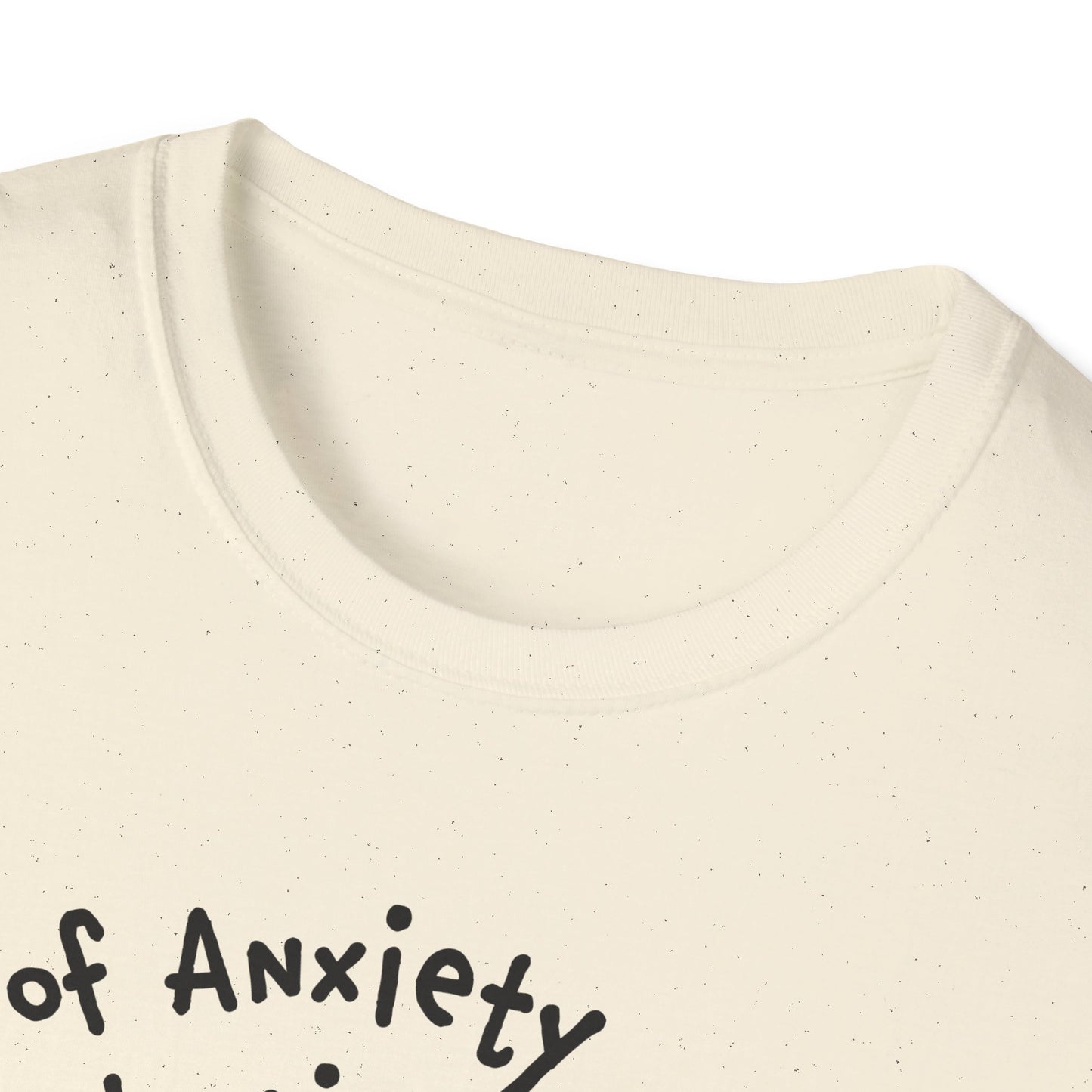 Full of Anxiety and Microplastics Tee, Relatable Mental Health Humor Design
