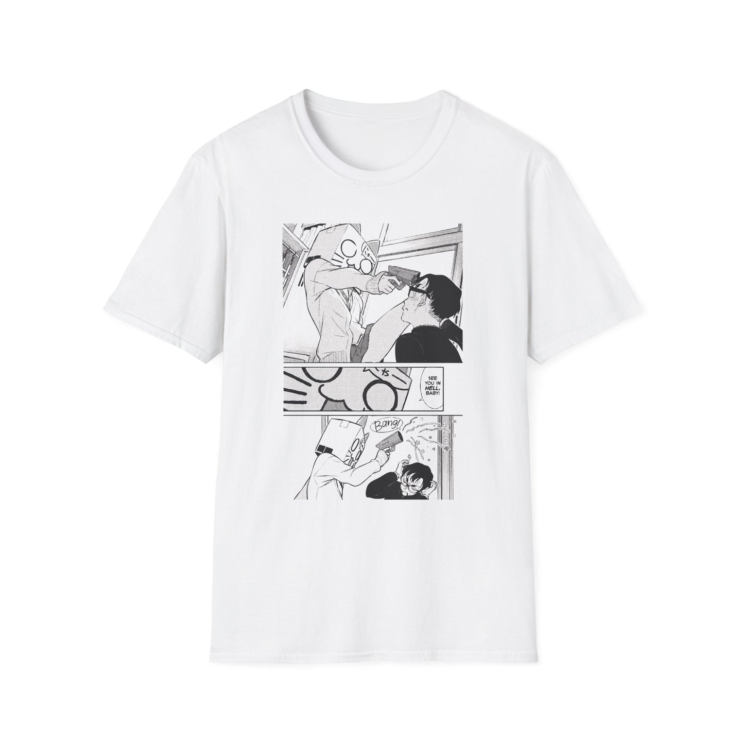 See You in hell Baby Box Cat Anime Shirt