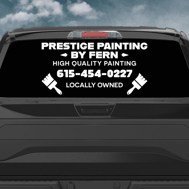 Custom Business Vehicle Decal