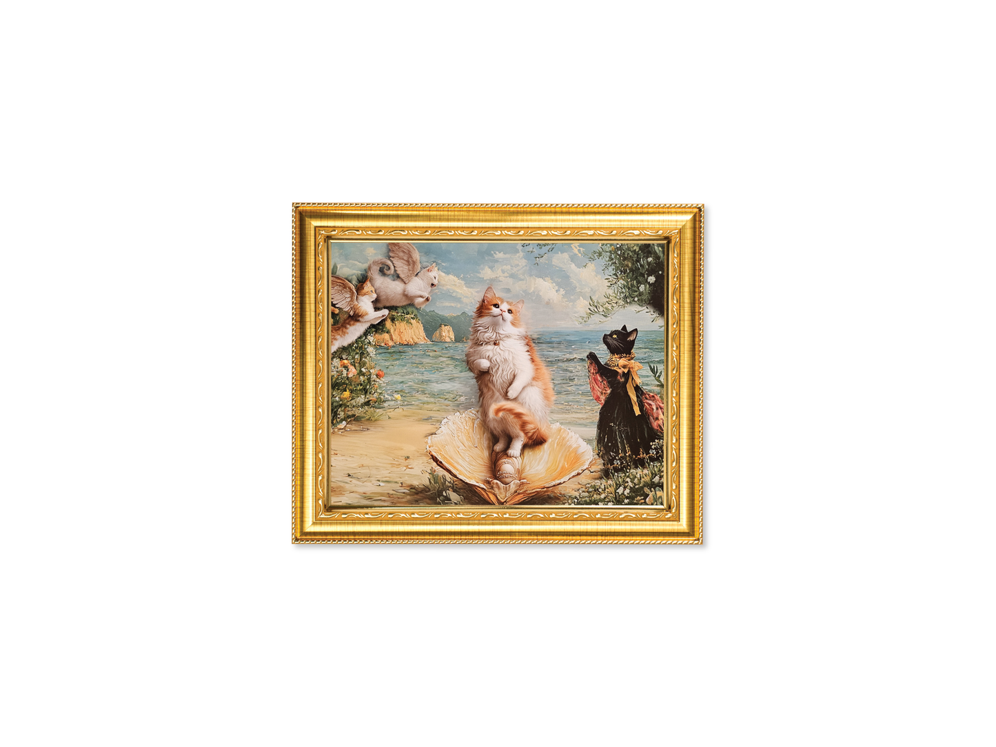 Cat Art Sticker Set – 3" Individual or Full Set, Classic Paintings Reimagined with Cats