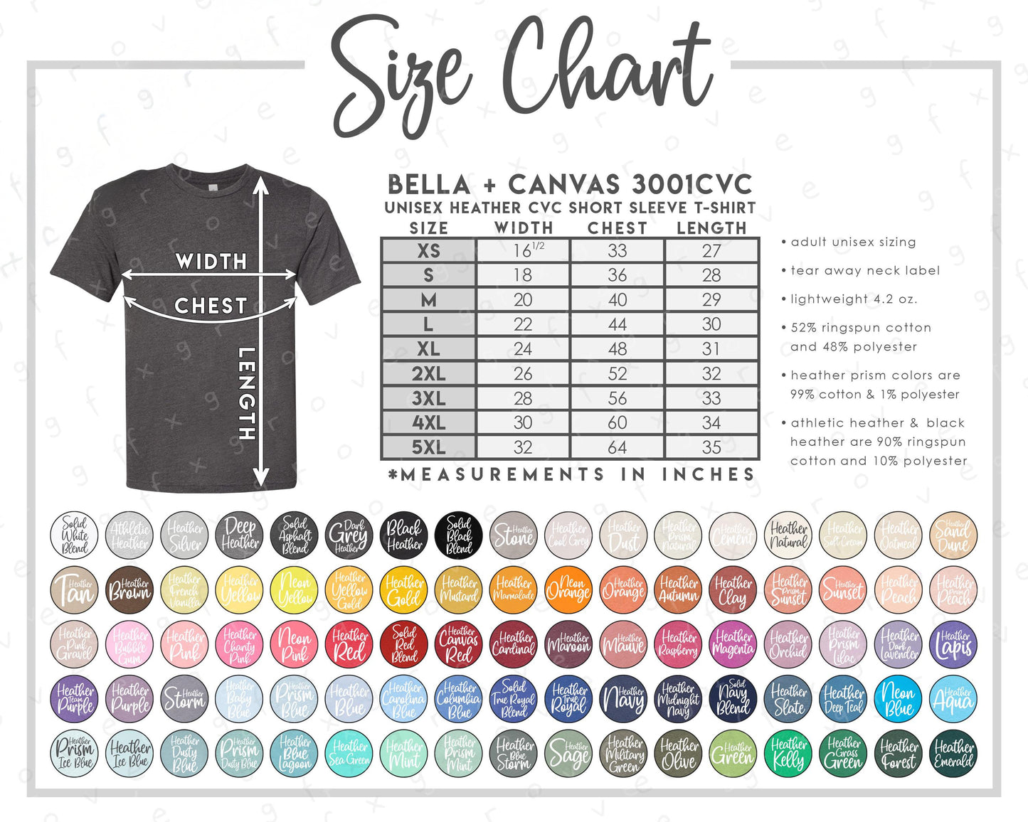 3001c Bella + Canvas Unisex Jersey T-Shirt