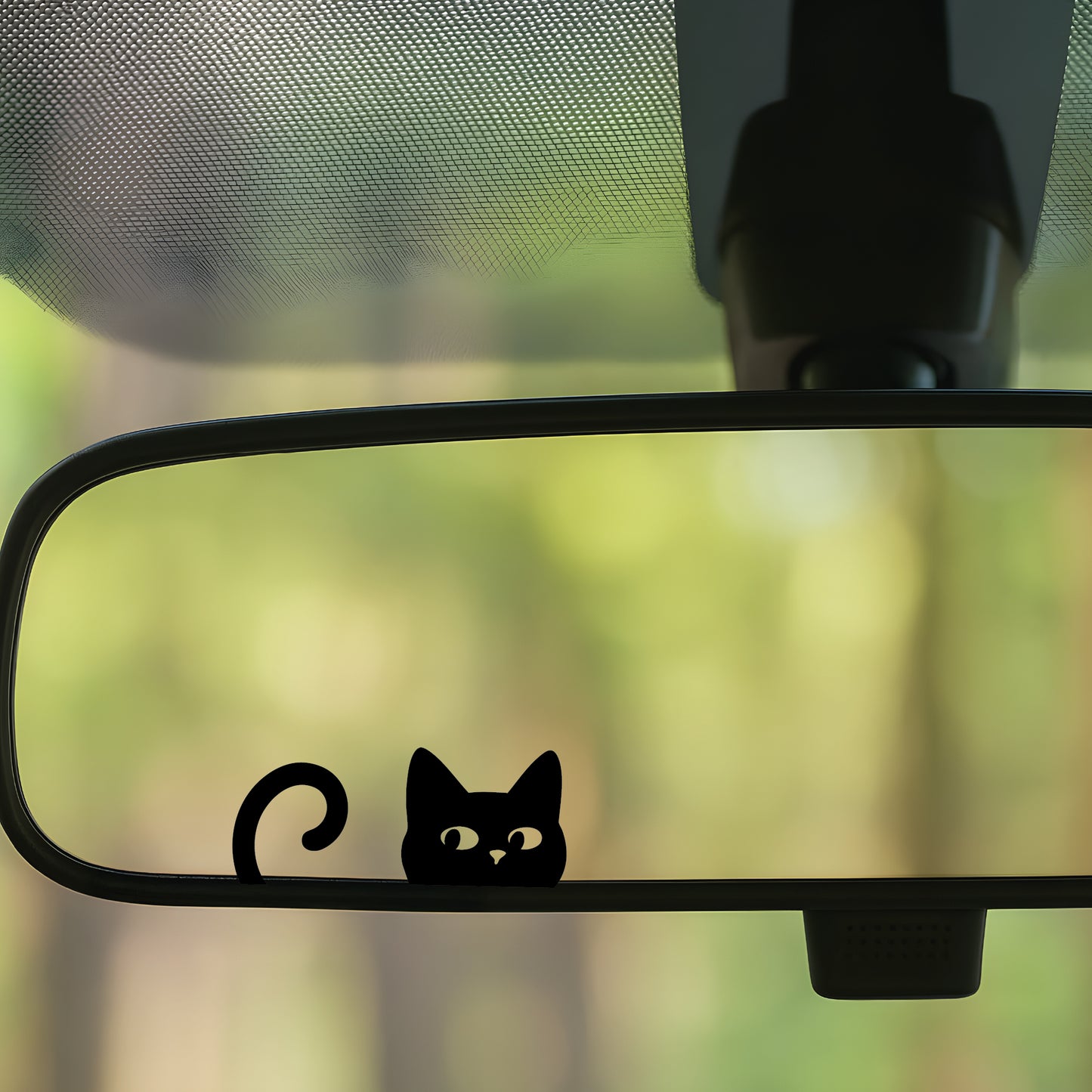 Mini Cat Transfer Decal Set – 2" Vinyl Car Mirror Stickers