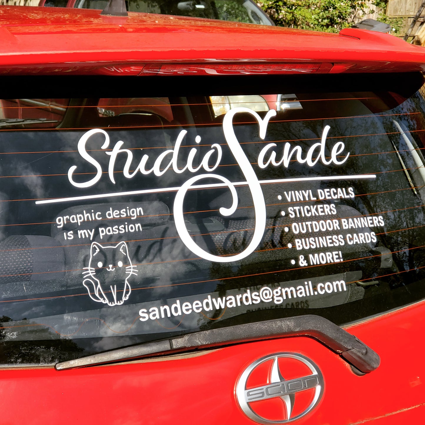Custom Business Vehicle Decal
