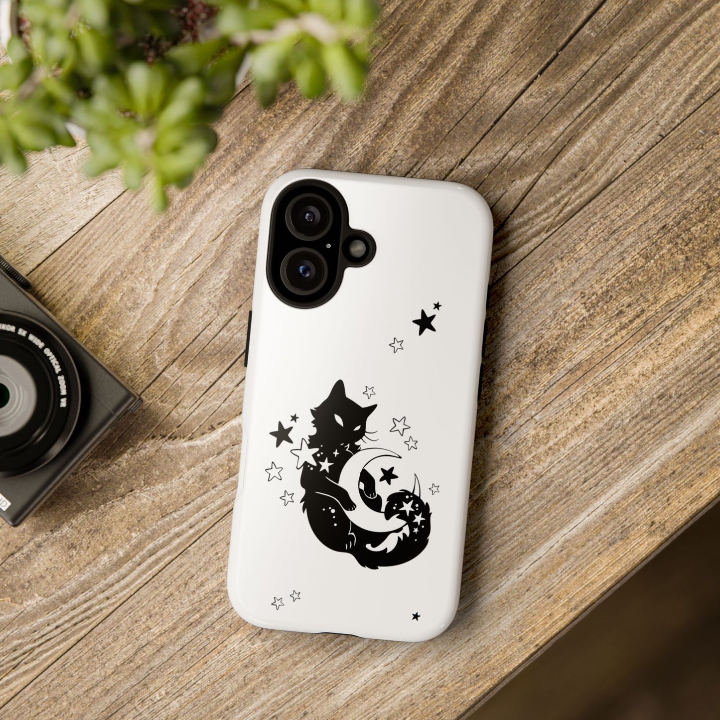 Moon Kitty Amongst the Stars Tough Cases
