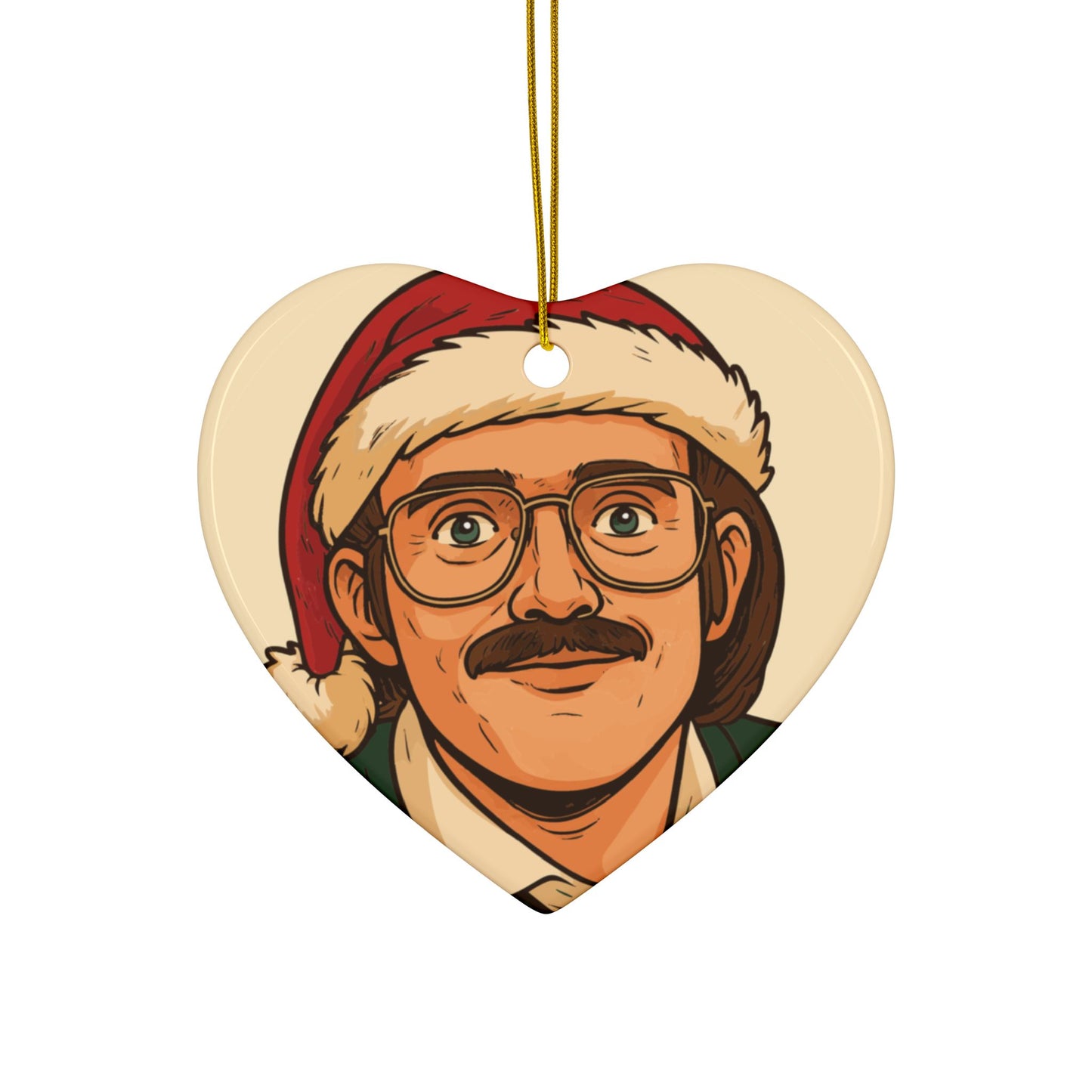 Chit Ceramic Ornaments, 2-Side Print, (1pc, 3pcs, 5pcs, 10pcs)