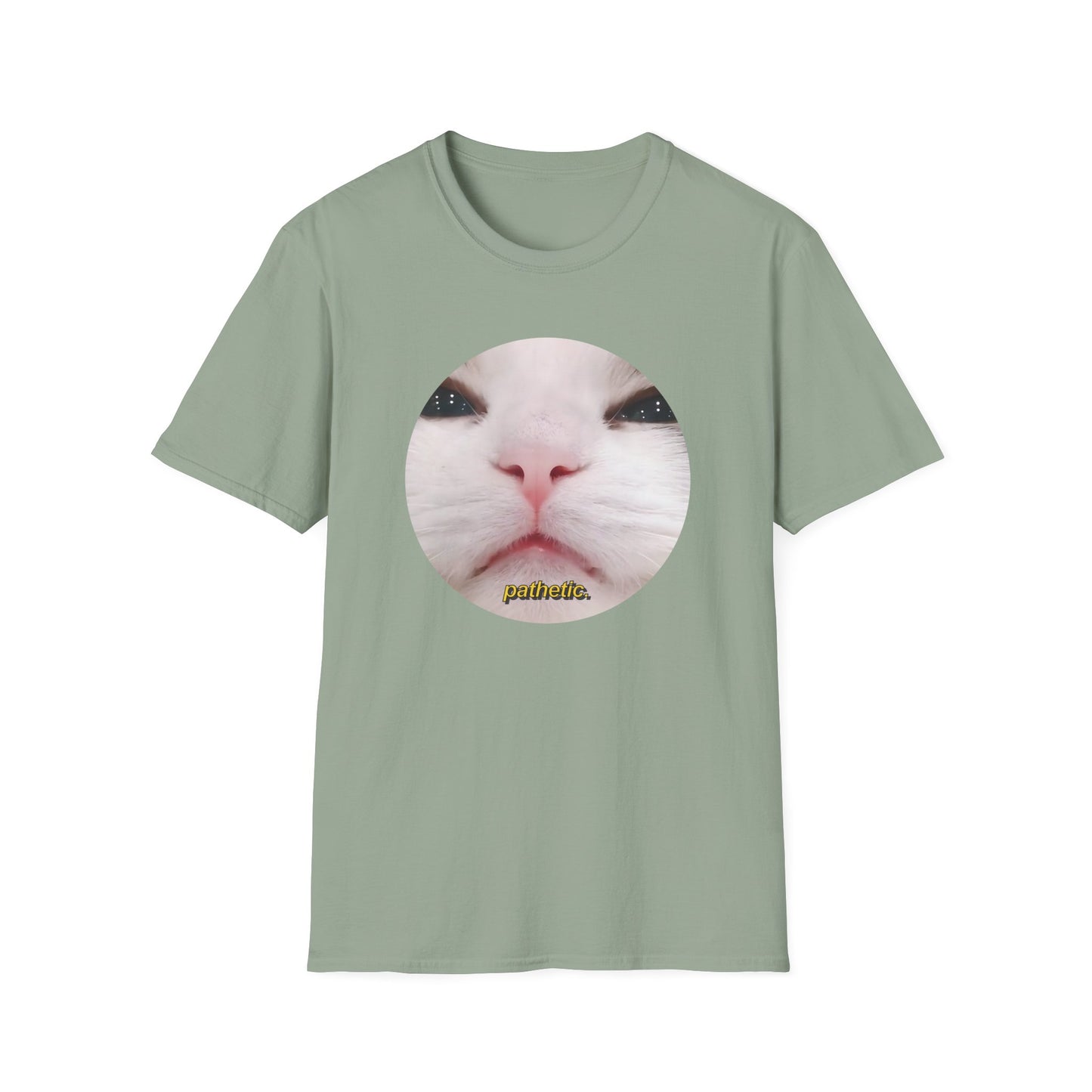Pathetic Cat Round Meme Shirt