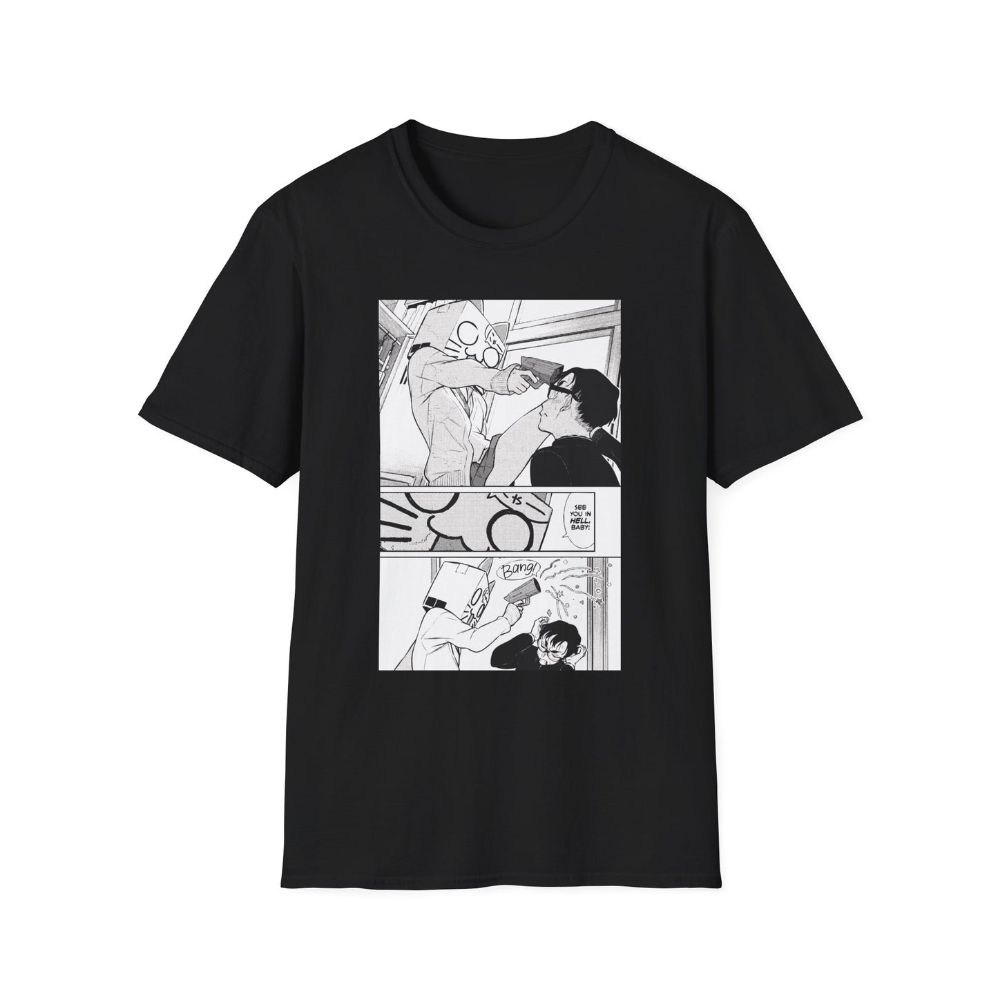 See You in hell Baby Box Cat Anime Shirt