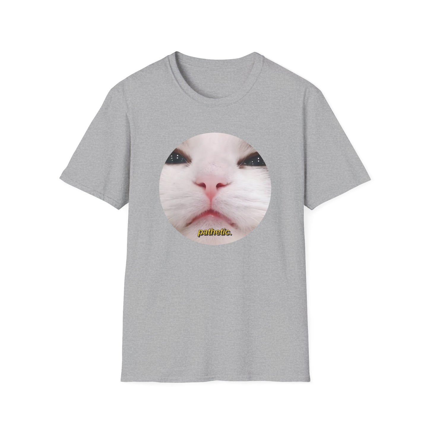 Pathetic Cat Round Meme Shirt