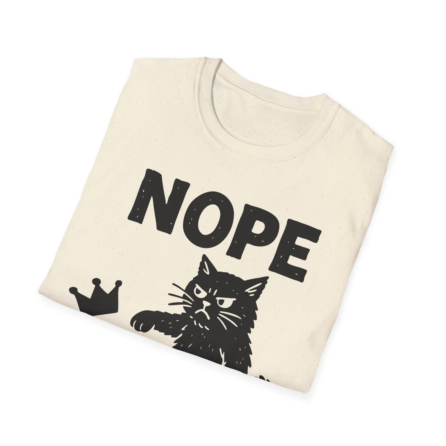 No Kings Cat Shirt Anti Royalty Protest Tee with  Cat Kicking Crown