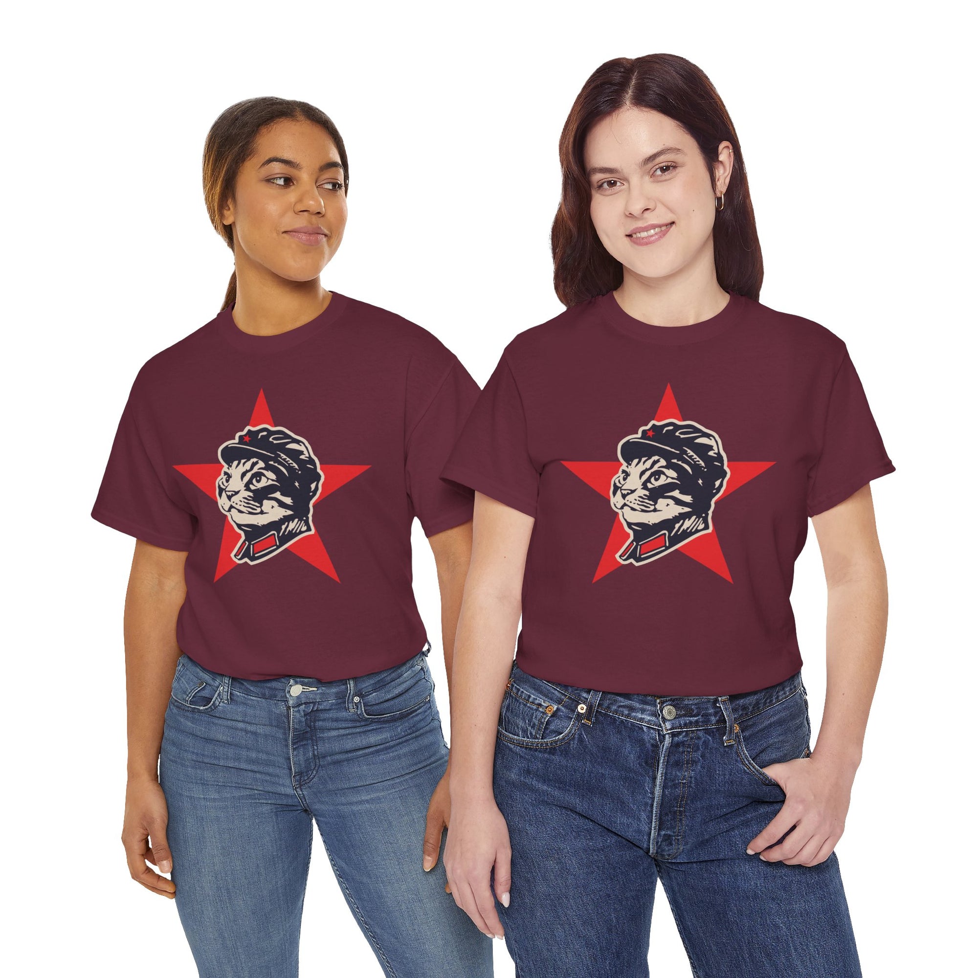 Communist Cat T-Shirt | Cat Star Design