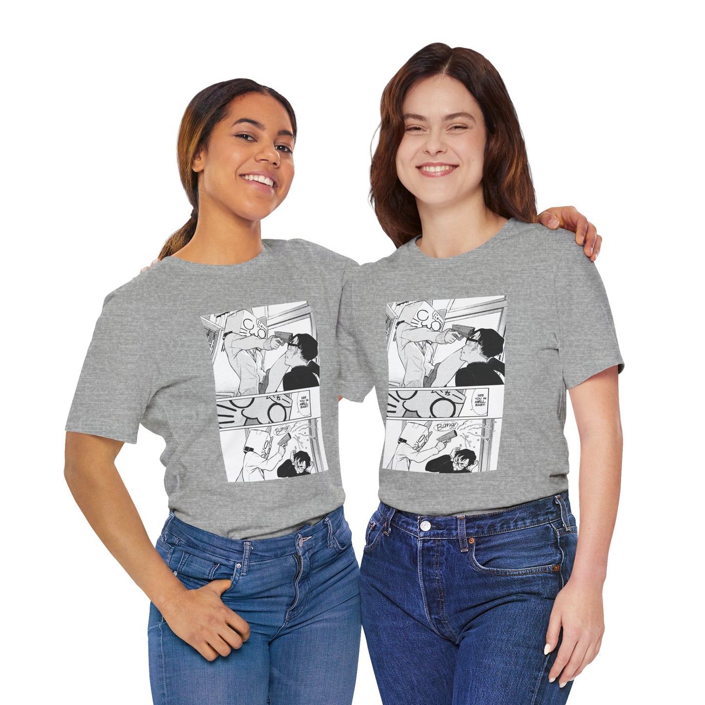 See You in hell Baby Box Cat Anime Shirt