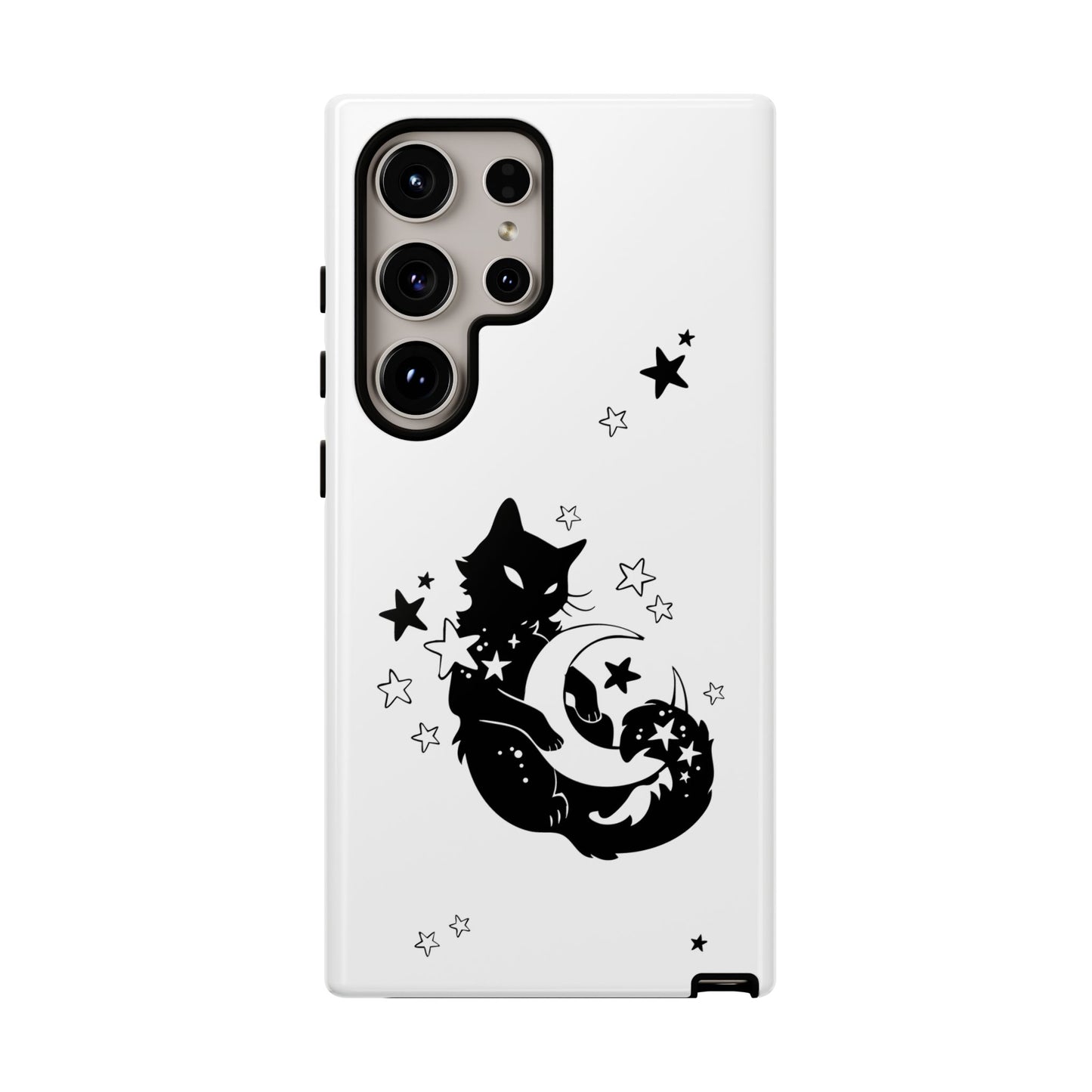 Moon Kitty Amongst the Stars Tough Cases