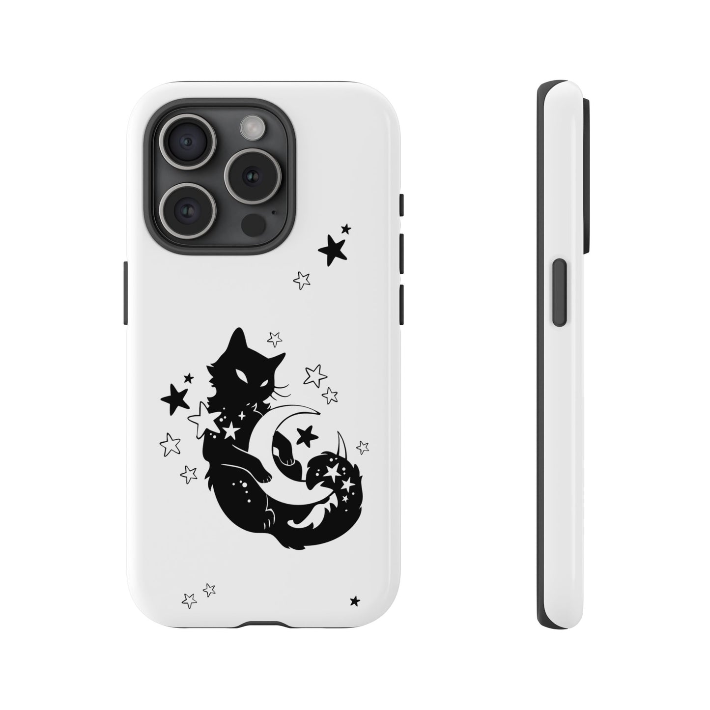 Moon Kitty Amongst the Stars Tough Cases