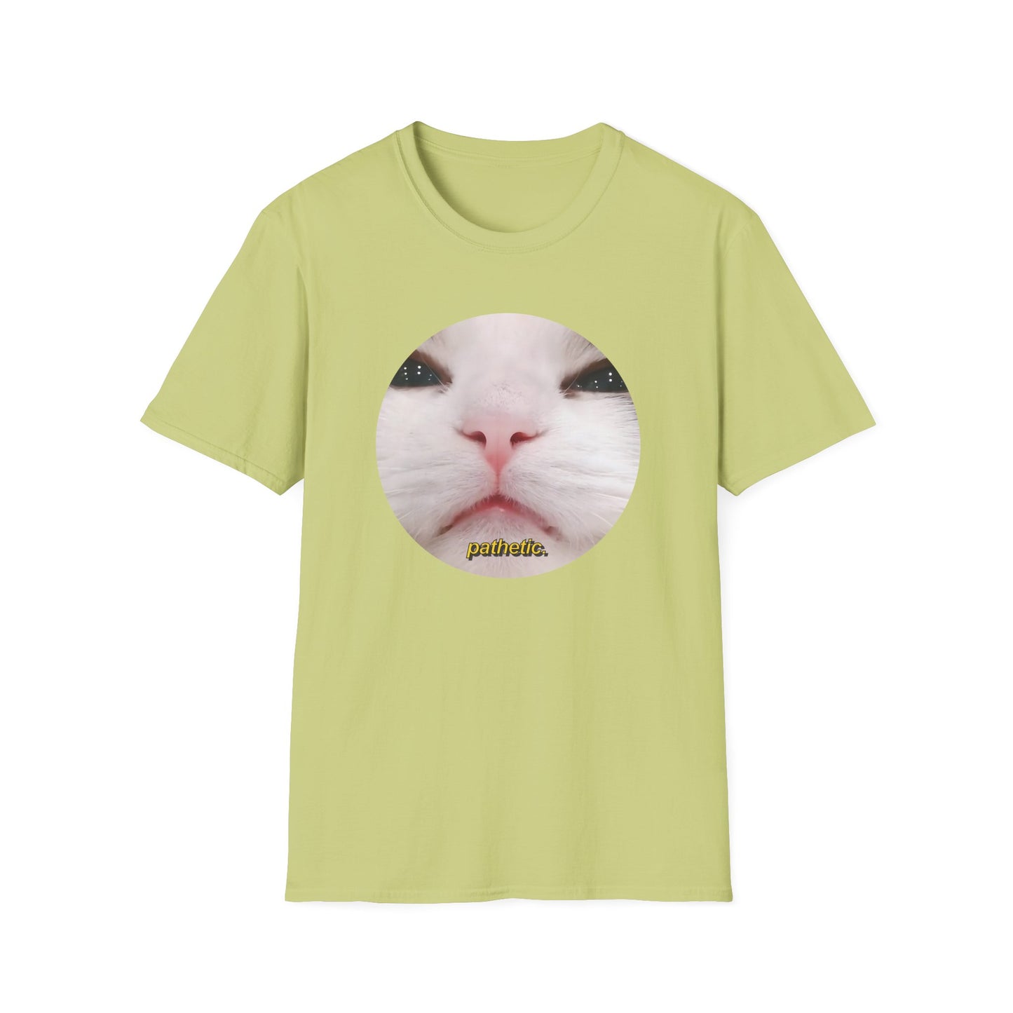 Pathetic Cat Round Meme Shirt