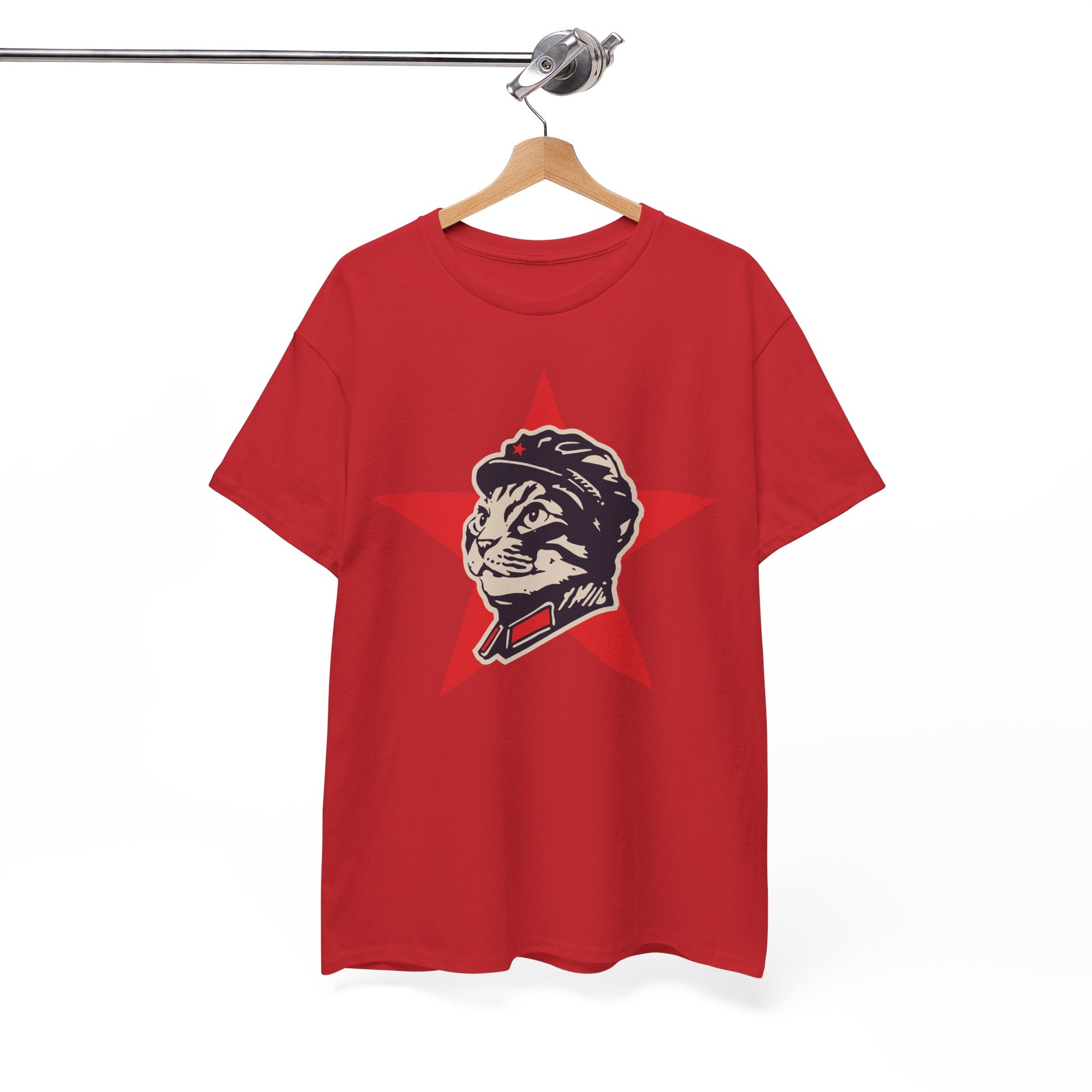 Communist Cat T-Shirt | Cat Star Design