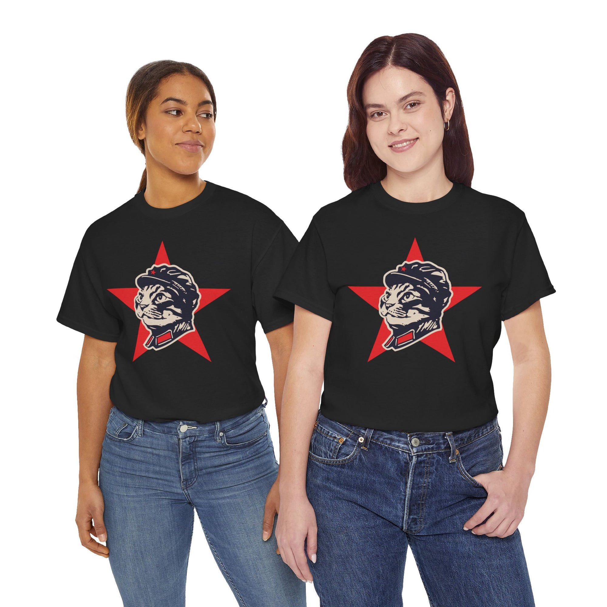 Communist Cat T-Shirt | Cat Star Design