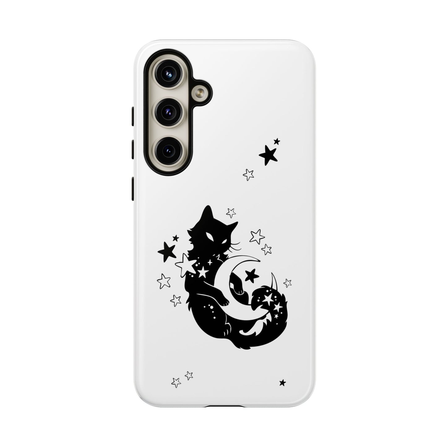 Moon Kitty Amongst the Stars Tough Cases