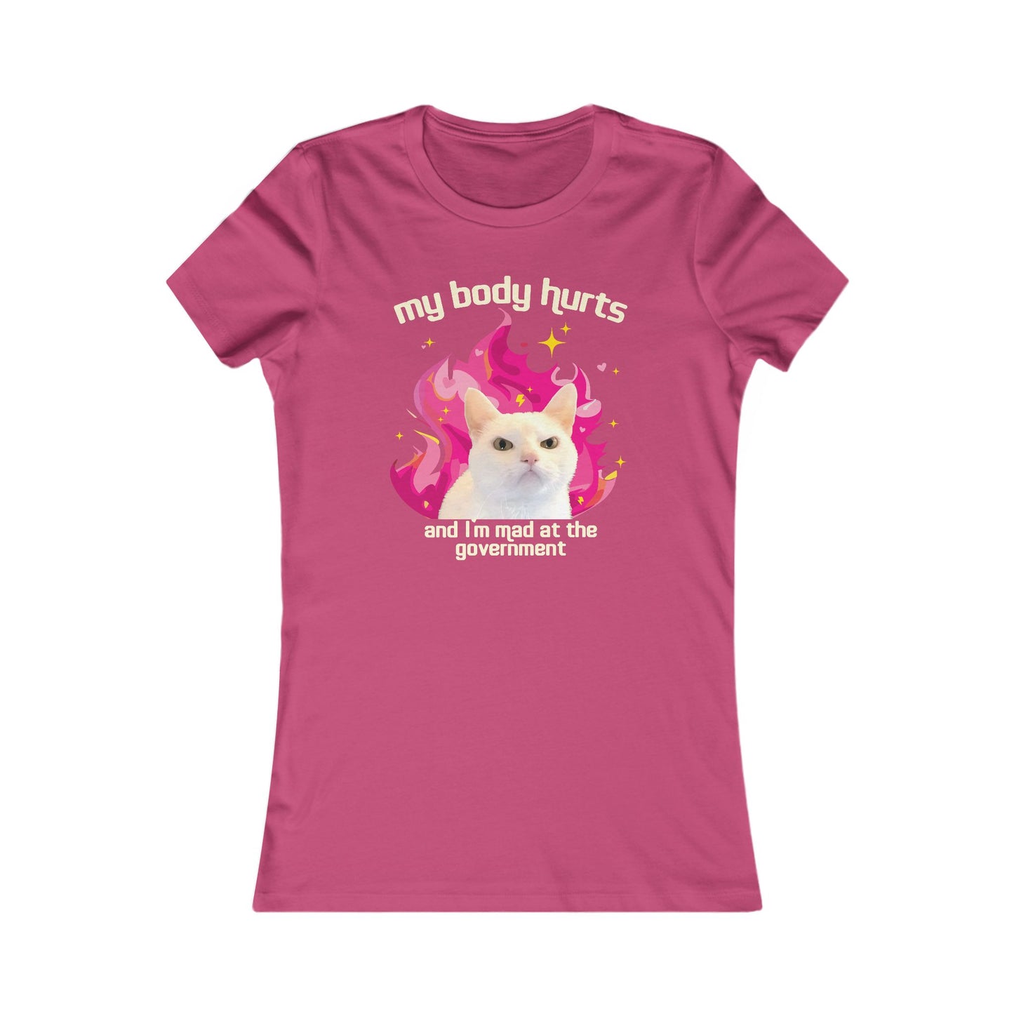 My Tummy Hurts and I'm Mad at the Government Women's Favorite Tee